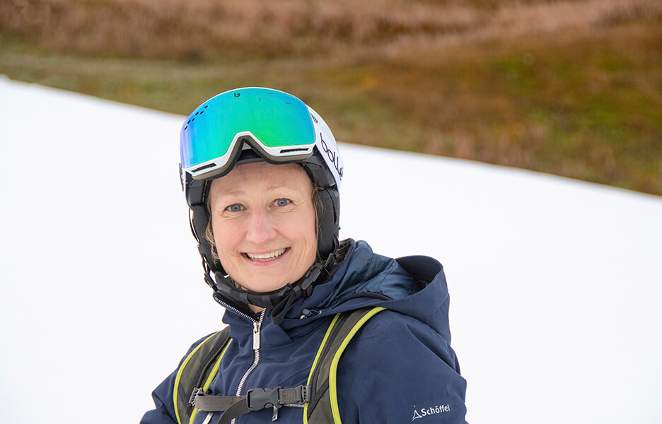 Tanja Poutiainen-Rinne ja kauden avauslasku Levillä 8.10.2021.