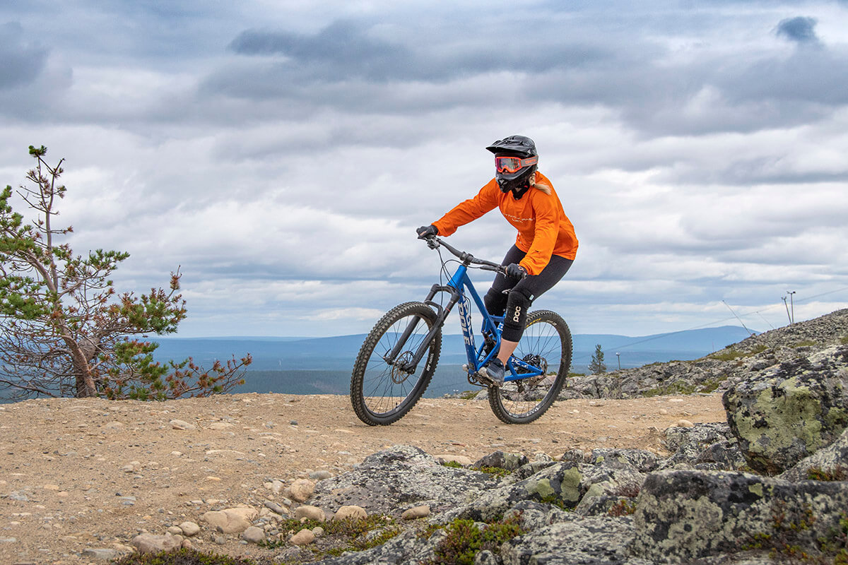 Yli neljä kilometriä pitkä Levi Village Trail on yksi kesän 2020 kiinostavimpia pyöräilyuutuuksia.