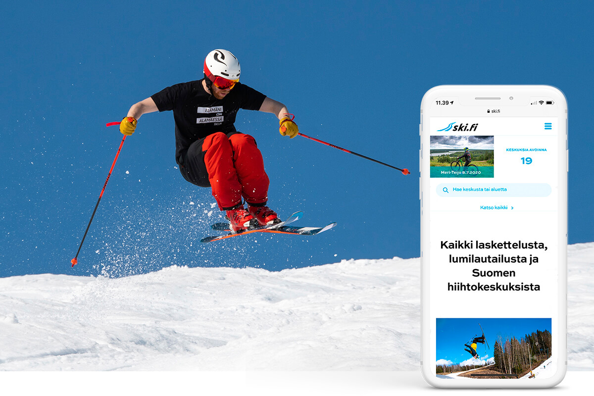 Ski.fi kertoo tuoreimmat tiedot keskusten avoinna olevista rinteistä, hisseistä, laduista sekä bike park -reiteistä. Lisäksi sivustolla on paljon tietoa, ideoita ja vinkkejä harrastukseen.