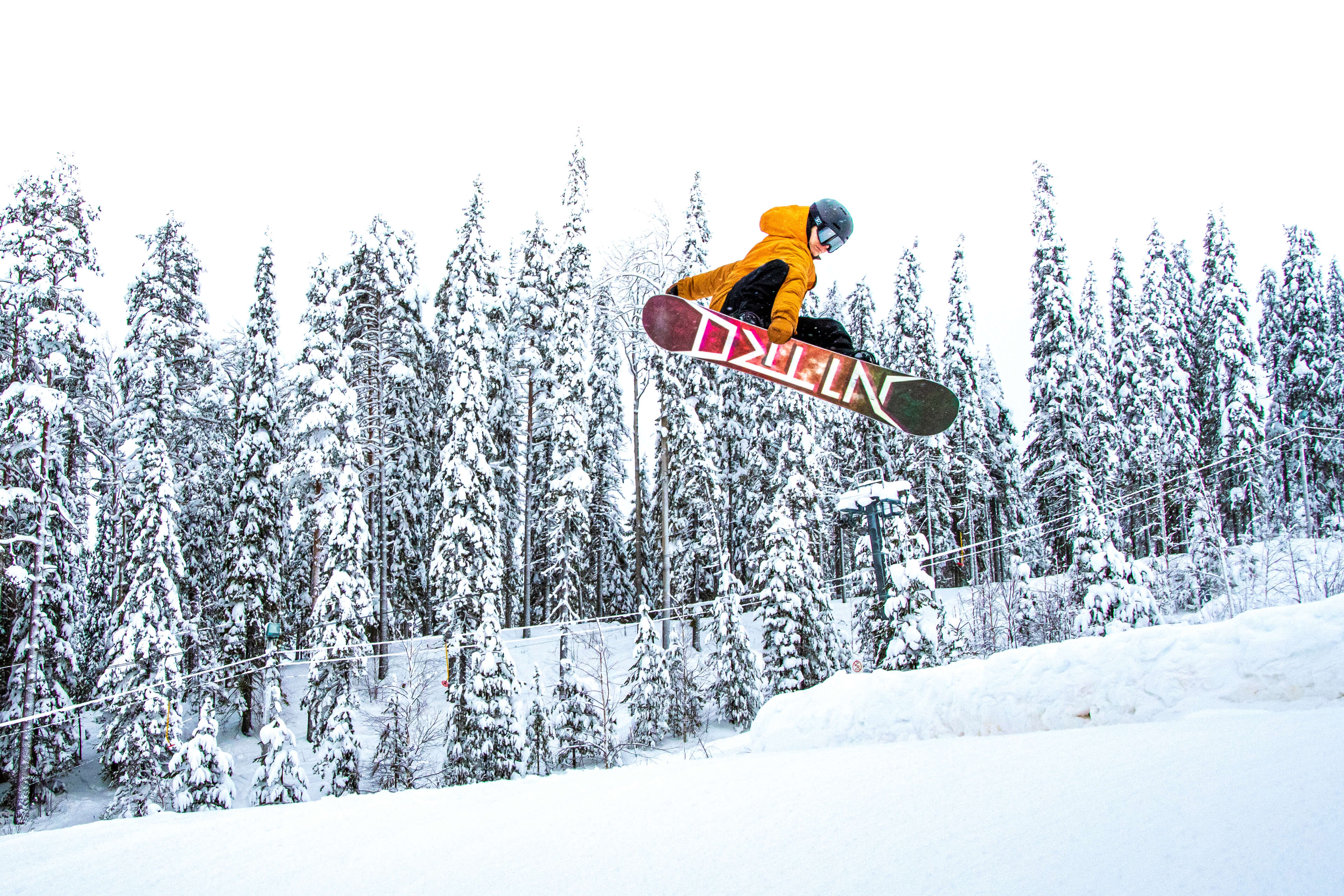 Ukkohalla, snowboard